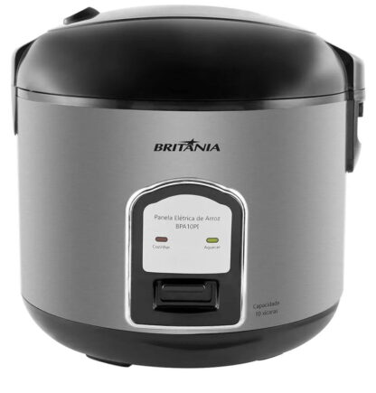Panela de arroz, Bpa10pi, 10 xícaras, Preto, 110v, Britânia