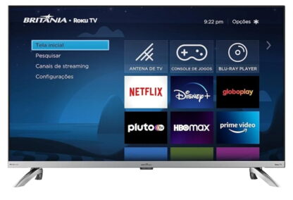 Britânia Smart TV 32” BTV32G7PR2CSGBLH LED Dolby Áudio