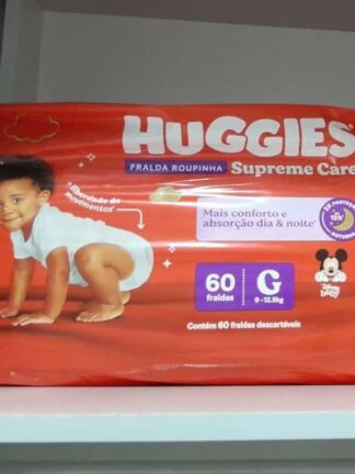 Huggies Fralda Roupinha Supreme Care G 60 Un