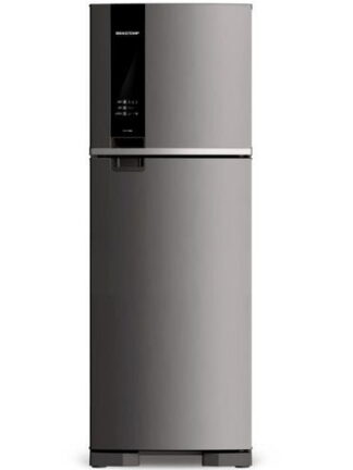 Geladeira Brastemp Frost Free Duplex 375 litros cor Inox com Espaço Adapt - BRM45JK • 110V