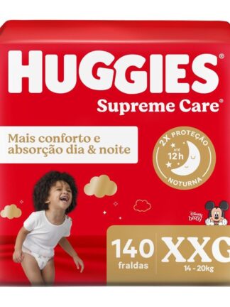 Huggies Fralda Supreme Care XXG 140 Un
