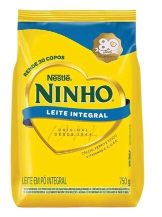 Ninho, Leite Po Integral, Pacote 750g