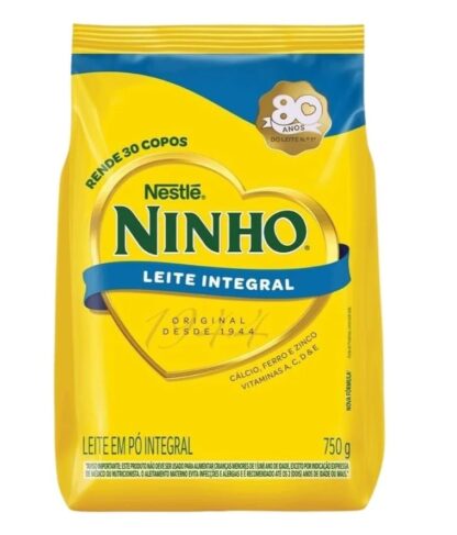 Ninho, Leite Po Integral, Pacote 750g