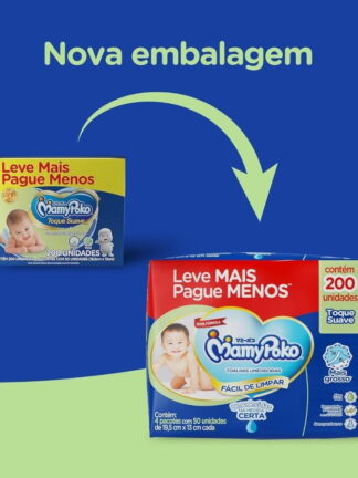 MamyPoko Lenços Umedecidos Toque Suave 200 Unidades