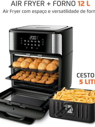 Fritadeira Elétrica sem Óleo/Air Fryer Mondial Forno 12L