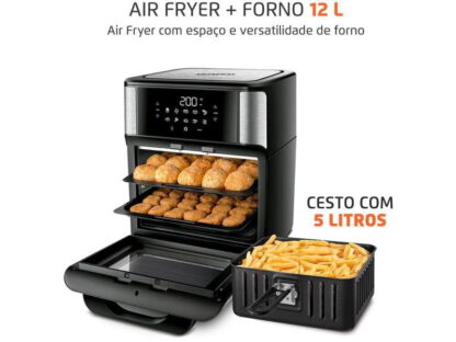 Fritadeira Elétrica sem Óleo/Air Fryer Mondial Forno 12L