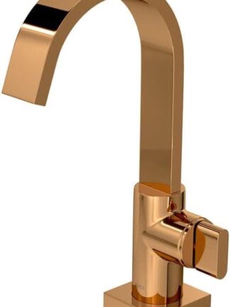 Torneira de mesa bica alta para lavatório Polo, Red Gold