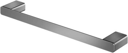 Porta Toalha Bastão Rosto 300mm Docol Flat Grafite Polido - Docol