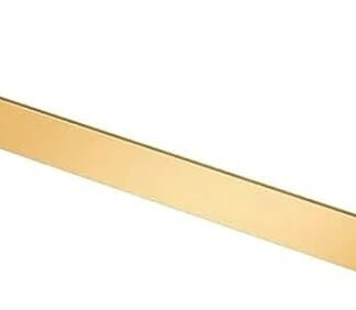 Porta Toalha Bastão Rosto 300mm Docol Flat Ouro Polido