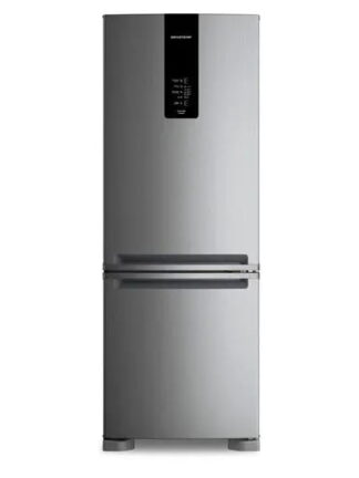 Geladeira Brastemp Frost Free Inverse A+++ 479 litros cor Inox com Super Capacidade e Smart Flow - BRE58FK