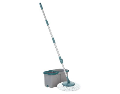 Mop Giratório Duas Águas, Balde 3 litros com cesto plastic, MOP7504, Flash Limp