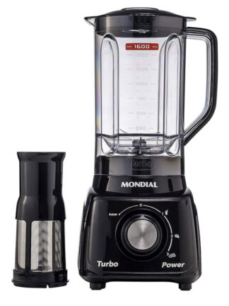 Liquidificador Turbo Power, Mondial, Preto, 550W, 110V - L-99 FB