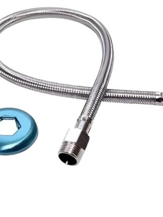Mangueira Engate Flexível Aço Inox 60 Cm 1/2 Entrada