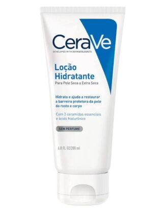 CeraVe, Loção Hidratante Corporal, com textura Fluida e Ácido Hialurônico