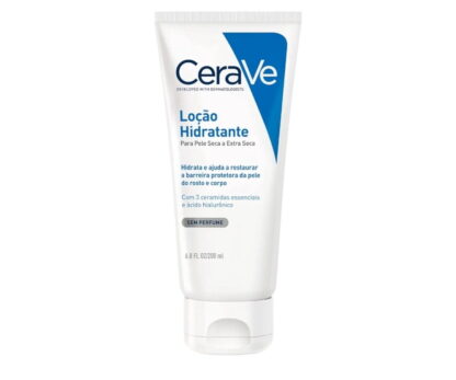 CeraVe, Loção Hidratante Corporal, com textura Fluida e Ácido Hialurônico