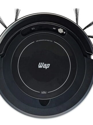 Aspirador de Pó Robô WAP ROBOT W100 Bivolt Automático 3 em 1 Varre Aspira e Passa Pano MOP para Limpeza