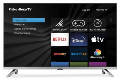 Fast Smart TV Philco 32” PTV32G7PR2CSBLH Dolby Audio Led Bivolt