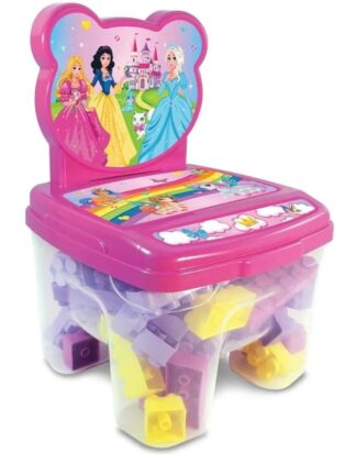 Cadeira Toy Blocos 24 Peças Princesas GGB Plast
