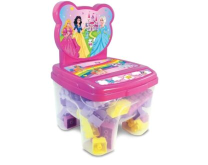 Cadeira Toy Blocos 24 Peças Princesas GGB Plast