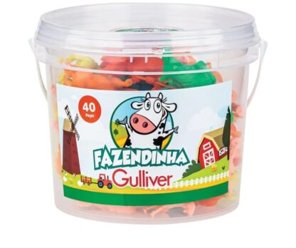Balde Fazendinha, Gulliver, 40 Peças