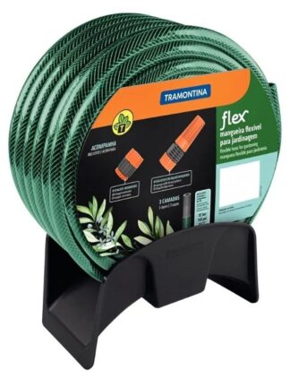 Mangueira para Jardim 20 Metros com Esguicho e Suporte TRAMONTINA