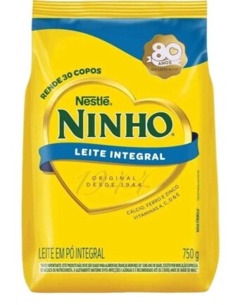 Ninho, Leite Po Integral, Pacote 750g