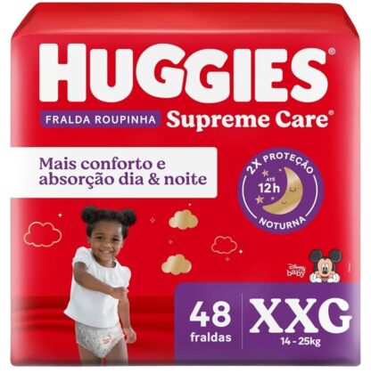 Huggies Fralda Roupinha Supreme Care XXG 48 Un