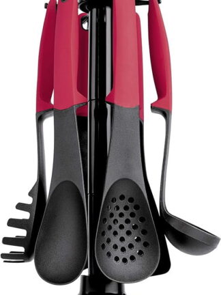 Conjunto de Gadgets de Nylon 7 Peças Euro Vermelho