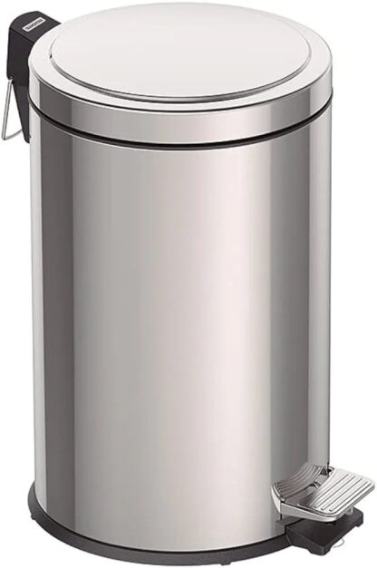 Tramontina Lixeira com Pedal em Aço Inox 12 Litros