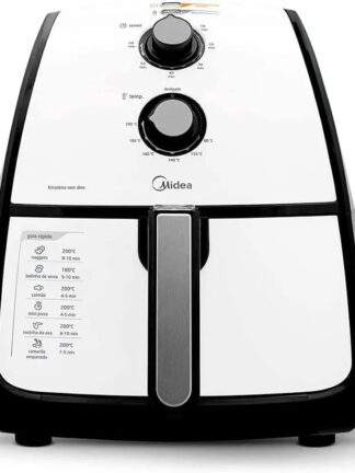 Fritadeira Airfryer Sem Óleo, 4L, Branco, 127V, Midea