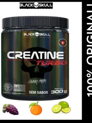 Creatine Turbo - 300 g CAVEIRA PRETA
