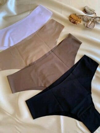 Kit 5 calcinhas sem costura