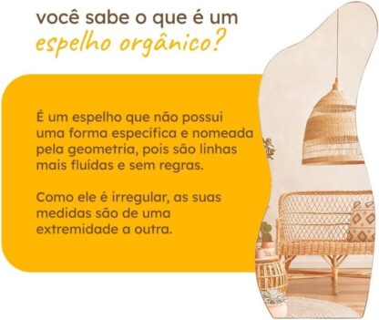 Espelho Orgânico Industrial 60x110cm