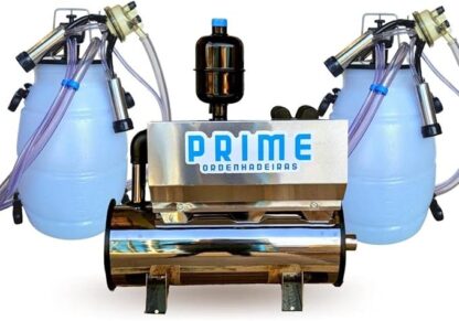 Ordenhadeira Mecânica Bomba de vacuo 300 litros, Motor 1Cv, com 2 Conjuntos - Image 2