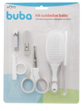 Buba Kit Cuidados Baby Cinza Tamanho Único