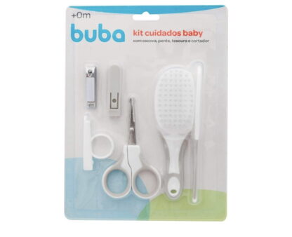 Buba Kit Cuidados Baby Cinza Tamanho Único