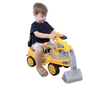 ESCAVADEIRA TRATOR BRINQUEDO INFANTIL MINI VEICULO ESCAVATOR MEGA COMPRAS