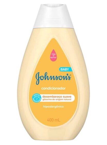 Condicionador Infantil Johnson's Baby Regular 400 ml, Amarelo