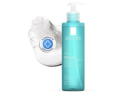 La Roche-posay Effaclar Gel Alta Tolerância. Gel de Limpeza Facial. Limpa a Pele Suavemente Reduzindo a Oleosidade e Eliminando o Brilho. Limpeza Facial. Pele Oleosa e Sensível. Caprylyl Glycol, Glicerina, PCA de Zinco 300g