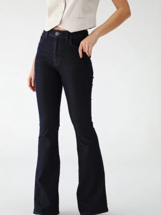 Calça Jeans Forum Flare Lisa Azul-Marinho