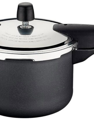 Tramontina Vancouver 20582620 Panela de Pressão com Revestimento Interno e Externo de Antiaderente Starflon Max, 20 cm e 4,5 L, Cinza (Graphite Gray Aluminum)