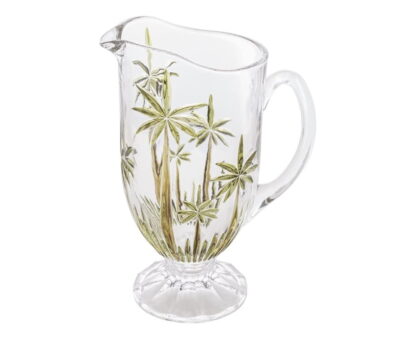 Jarra de Cristal Palm Tree Handpaint 1,5L - Wolff