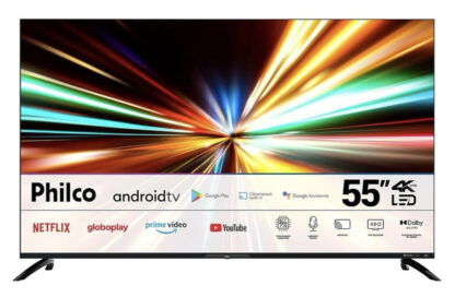 Smart TV 55” Philco PTV55G7EAGCPBL 4K LED Dolby Audio Bivolt