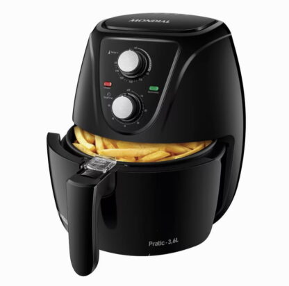 Fritadeira Elétrica Sem Óleo Air Fryer Mondial AF-36-FB 3,6L - Preta