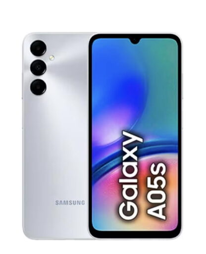 Smartphone Samsung Galaxy A05s Prata 128GB, 6GB RAM, Tela Infinita de 6.7", Processador Octa-Core, Câmera Tripla Traseira e Selfie de 13MP