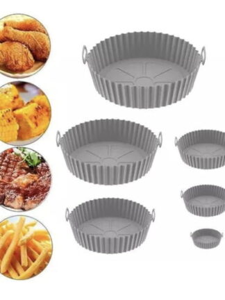 Kit 6 Forma De Silicone Para Air Fryer