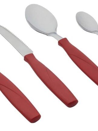 Faqueiro Itaparica, 24 peças, Vermelho, Brinox