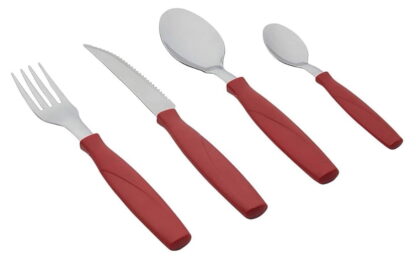 Faqueiro Itaparica, 24 peças, Vermelho, Brinox