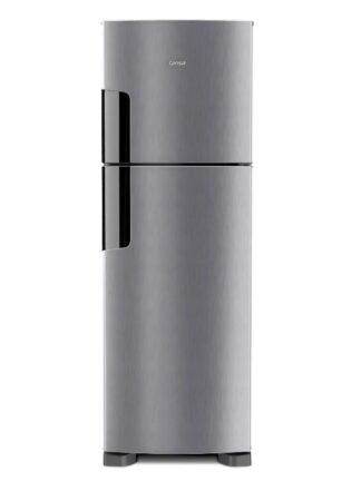 Geladeira Consul Frost Free Duplex 386 litros com Altura Flex cor  Inox  CRM44AK
