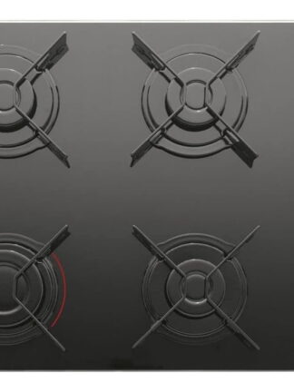 FISCHER COOKTOP À GÁS 4 BOCAS FIT LINE MESA VIDRO PRETO BIVOLT - 26342-57175